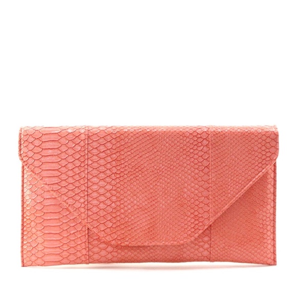 Fashion Faux Snake Envelope Clutch - Picture 1 of 4